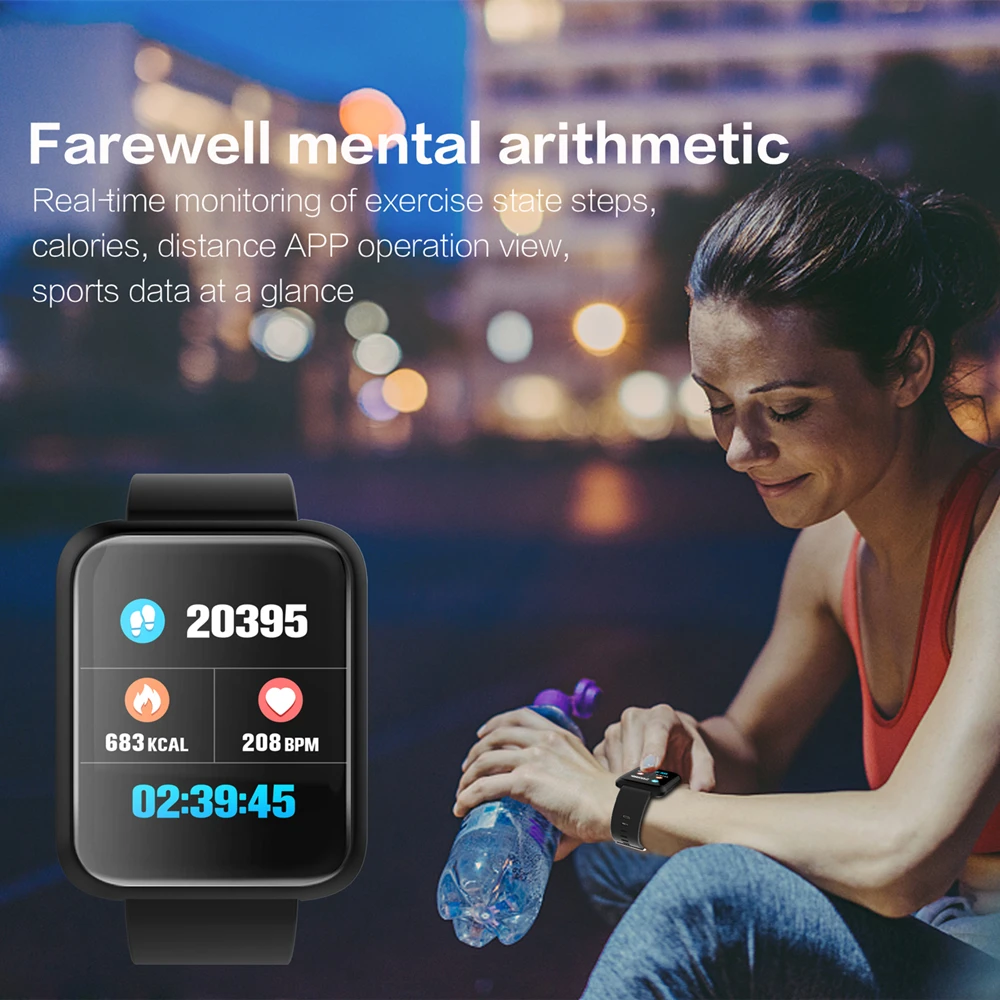 Original Sport3 Smart Watch Men Blood Pressure IP67 Waterproof Fitness Tracker Clock Smartwatch For IOS Android Wearable Devices