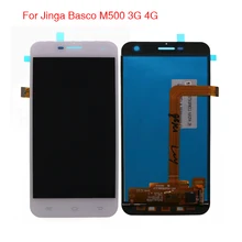 Высокое качество для Jinga Basco M500 3g 4G ЖК-дисплей кодирующий преобразователь сенсорного экрана в сборе с бесплатными инструментами