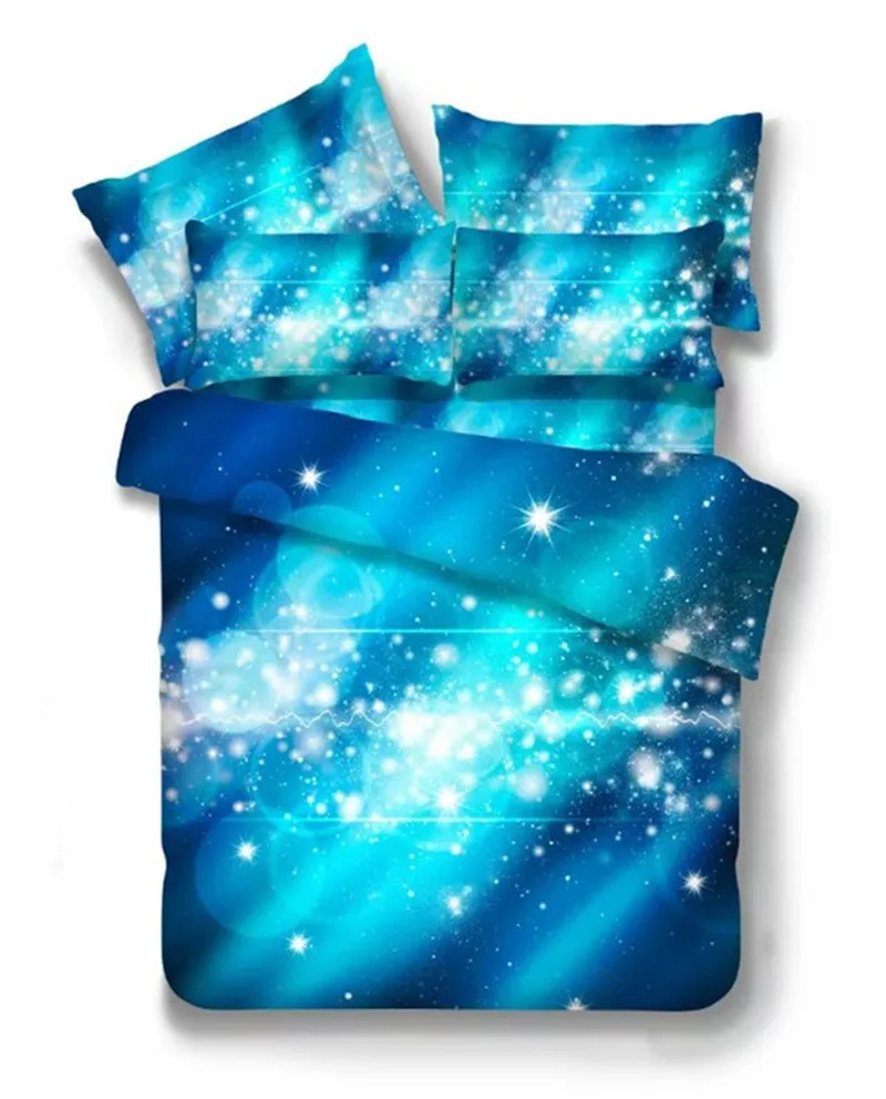 Heisser Verkauf 3d Galaxy Blau Farbe Sternenhimmel Muster Bettbezug Sets Bettlaken Set Fur Schlafzimmer Sheet Set Duvet Cover Setpattern Duvet Cover Sets Aliexpress