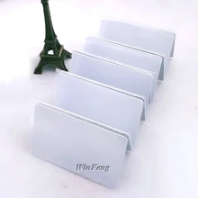 10 шт./лот rfid-карта из ПВХ 13,56 МГц микрозазор IC карта MF S50 RFID бирка 0,8 мм Тонкий радиочастотный смарт-чип карта для системы контроля доступа