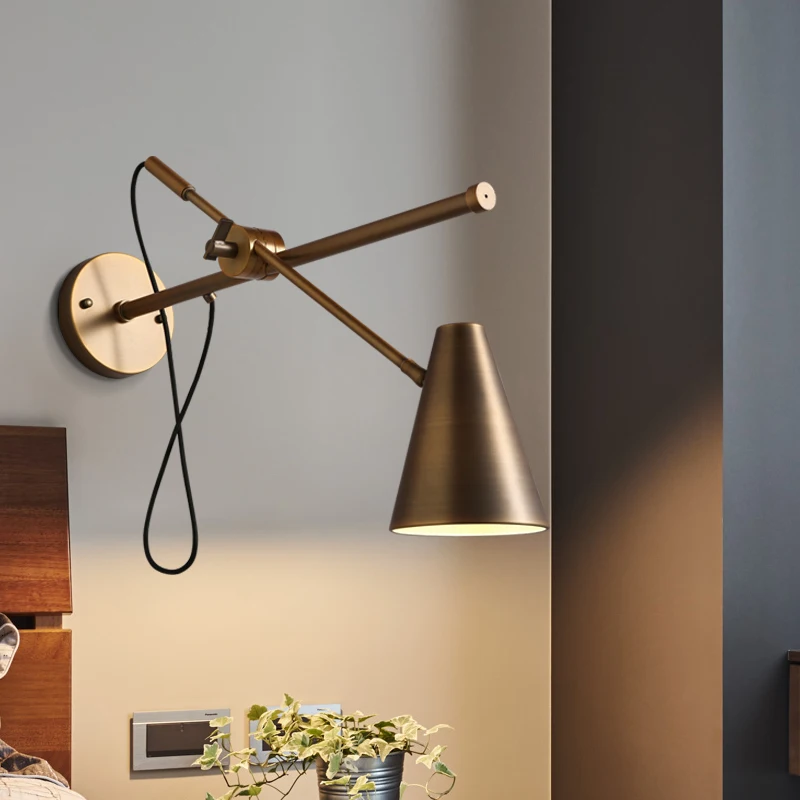 American Country Bar Cafe lighting Led Vintage Wall Lamp Industrial