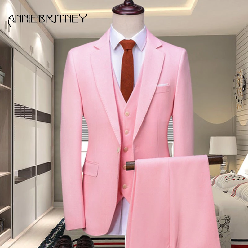2018-New-Brand-Pink-Formal-Men-Suits-Skinny-Shiny-Marriage-Prom-Business-Suit-Tuxedo-Style-Groom