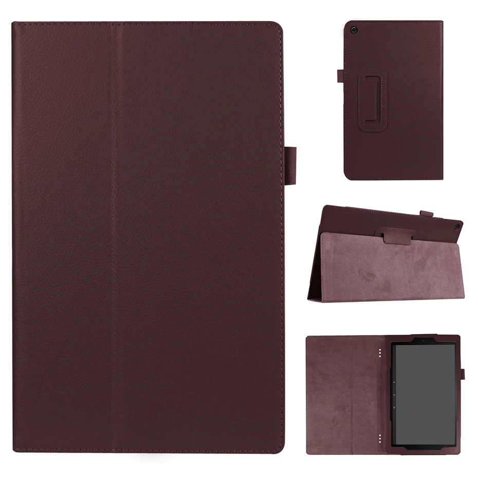Из искусственной кожи чехол для Amazon Kindle Fire HD 10 2017 Ultra Slim Магнитный Стенд Smart Cover для Amazon пожарной HD 10 чехол Tablet принципиально