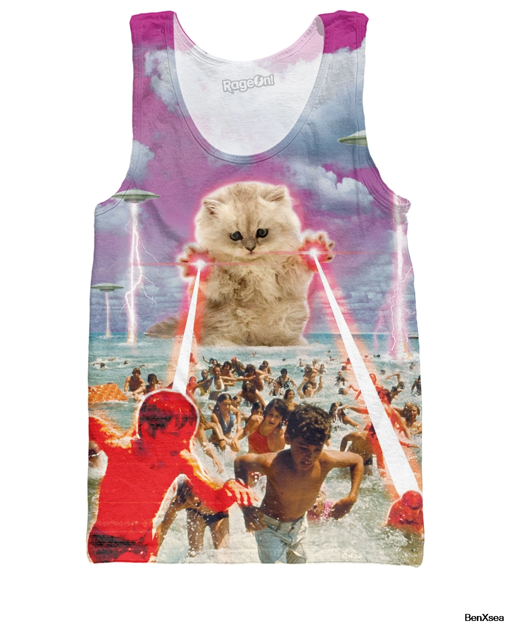 

The Kitten No One Loved Tank Top 3d Print Hip Hop Women Men Unisex Vest