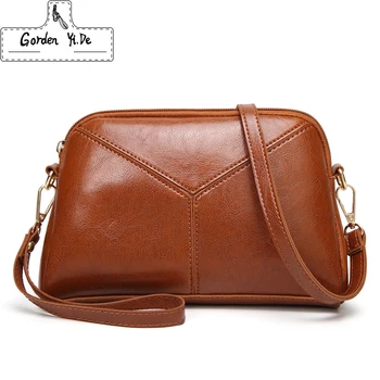 

Women Messenger Bags Famous Brand 2020 Vintage Retro Women Crossbody Bag Small PU Leather Handbags For Women Splicing