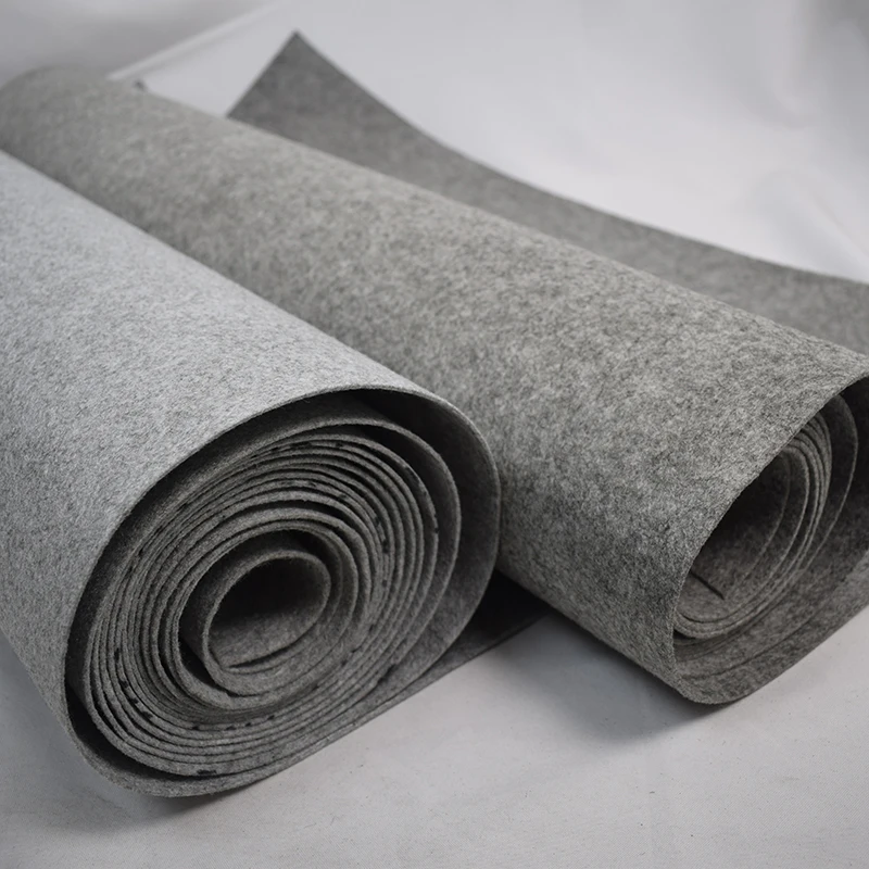 2 мм Толстая фетровая ткань серый полиэстер DIY ручной работы материал жесткий Feutrine ширина 91 см 50 ярдов один рулон
