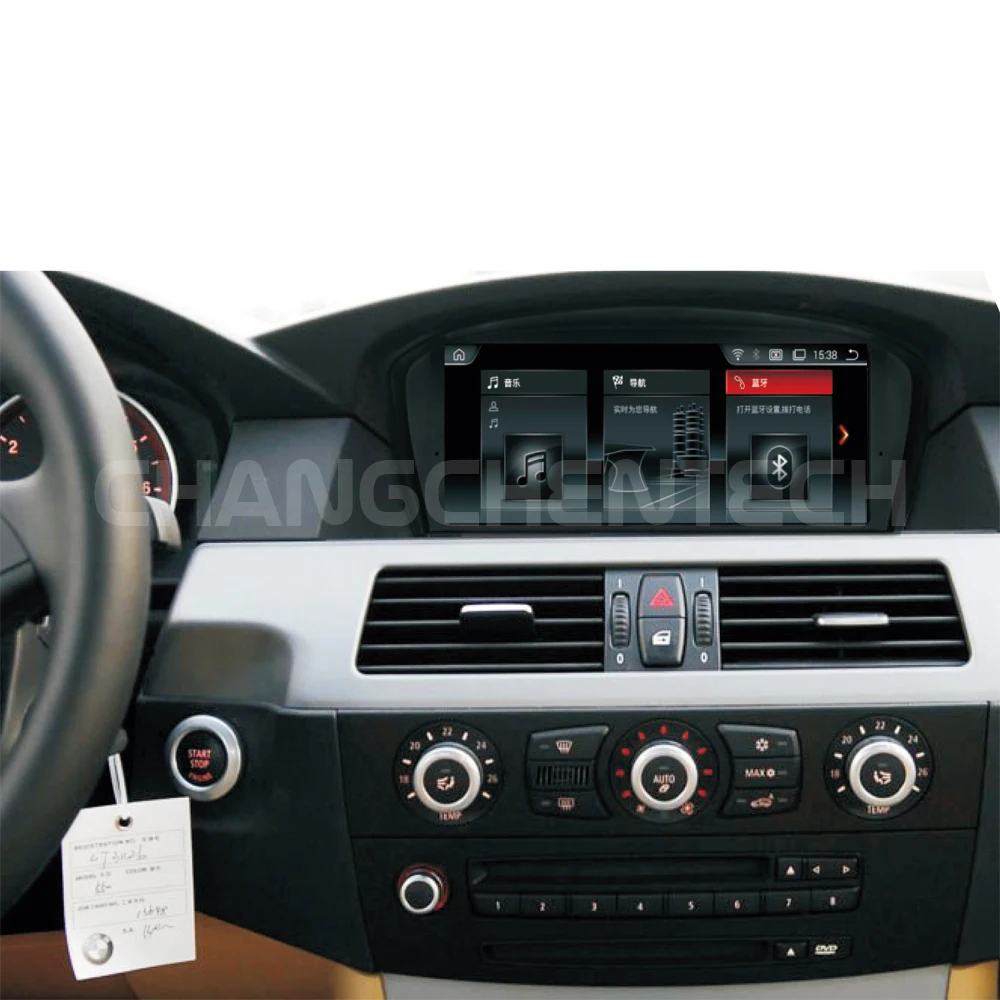 Excellent For BMW E60 E90 Car Multimedia GPS Navigation Android 9.0 64G WiFi BT Multi-point Touch Screen Phone Mirror CIC System Nav Unit5 5