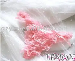 10 шт./лот сексуальное женское белье Нижнее Бельё для девочек кружевные стринги светло-розовый E100
