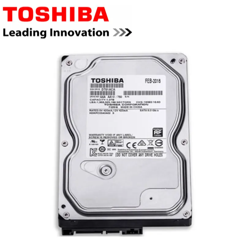  Disco duro TOSHIBA 1TB HDD 1T interno HD 7200RPM 32M 35 pulgadas SATA 3 para discos duros internos 