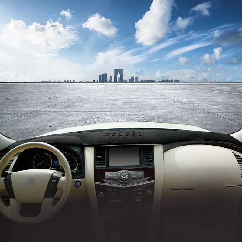 Накладки на приборную панель автомобиля для Nissan патруль Y62 Armada 2014 2016 2017 2018 2019
