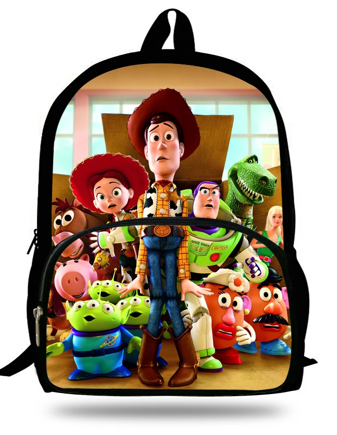 

16-Inch Buzz Lightyear Toy Story Backpacks For Teenage Boys Cartoon Mochila Toy Story Children School Bags Girls