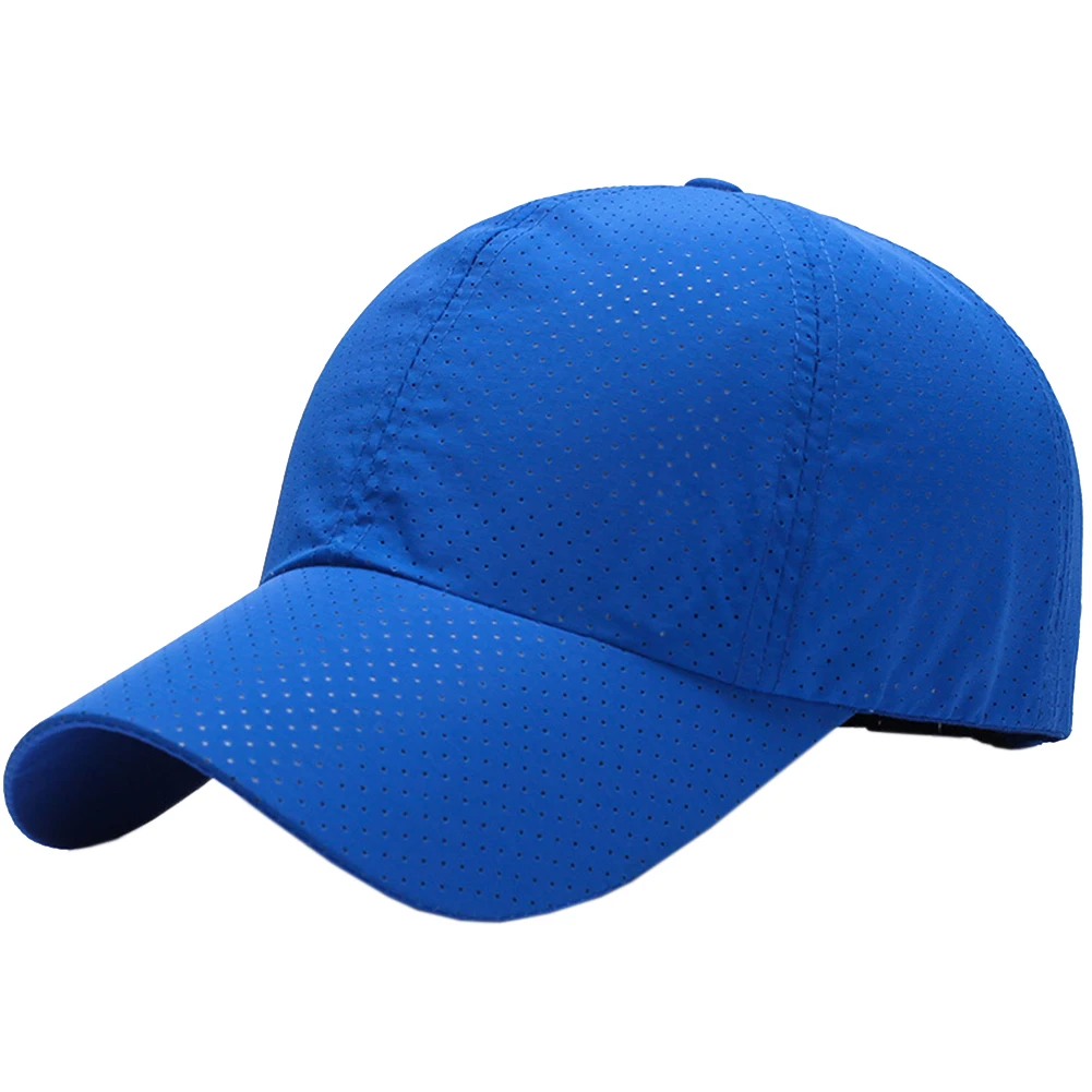 

Cycling Solid Hiking Sunscreen Outdoor Sports Fashion Travel Breathable Mesh Quick Dry Baseball Cap Adjustable Unisex Summer