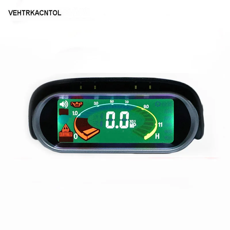

VEHTRKACNTOL 12v/24v Truck Car Oil Pressure Gauge Engine Oil Pressure Meter Monitor Displayer Sunshield