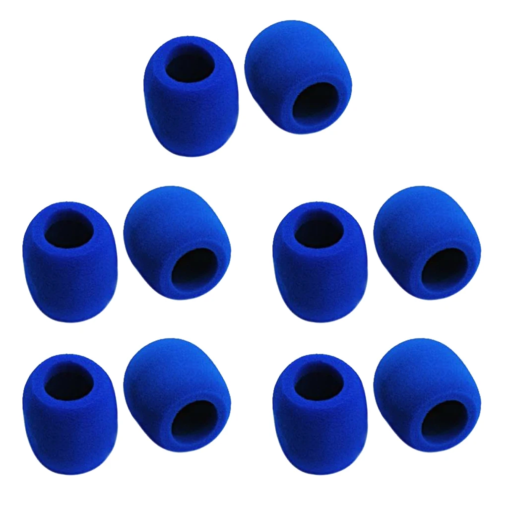 

10 Pack Foam Microphone Cover Thick Handheld Stage Mic Windscreen