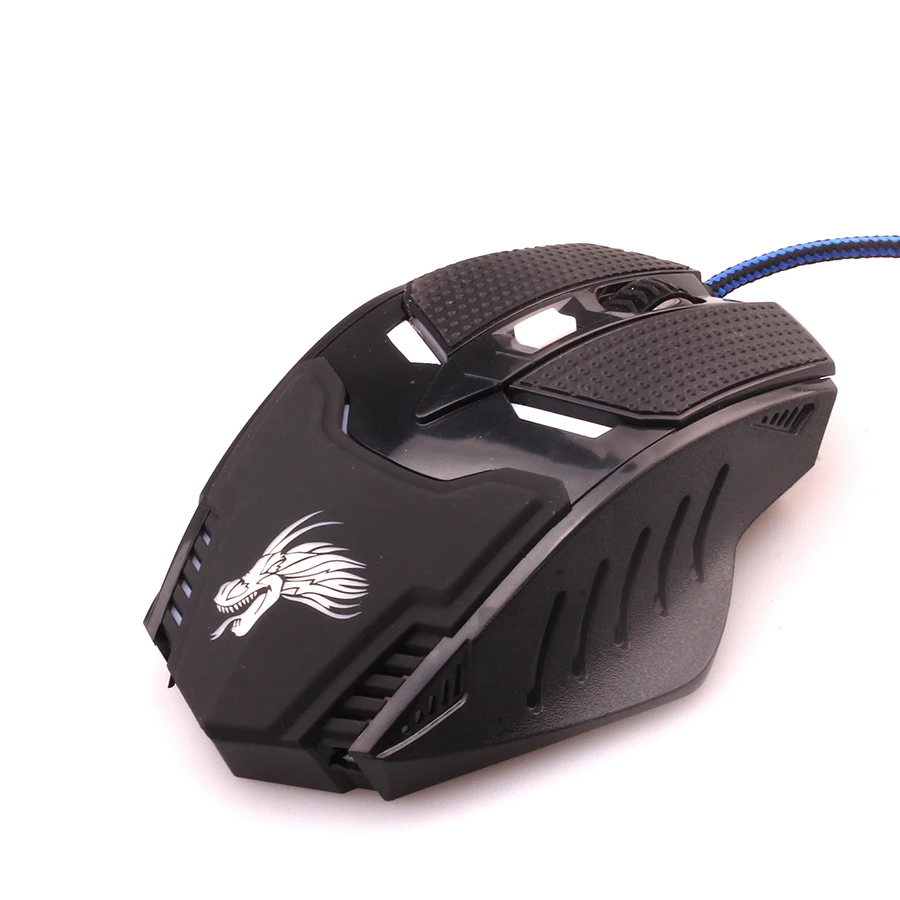 Светодио дный Новинка 5000 2016 dpi светодиодная оптическая 6D USB Проводная игровая