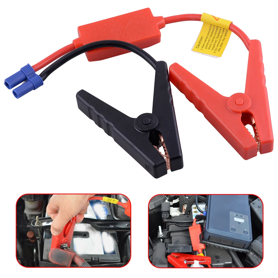 CITALL coche EC5 de refuerzo de Cable cocodrilo Clip conector puente de batería de arranque salto macho CITALL coche EC5 de refuerzo de Cable cocodrilo Clip conector puente de batería de arranque salto macho