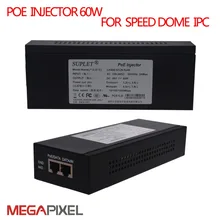 Инжектор POE LAS60-57CN-RJ45 для Hik ip Скорость купол Камера 10/100/1000 Мбит/с даты Скорость POE Мощность адаптер RJ45 металла