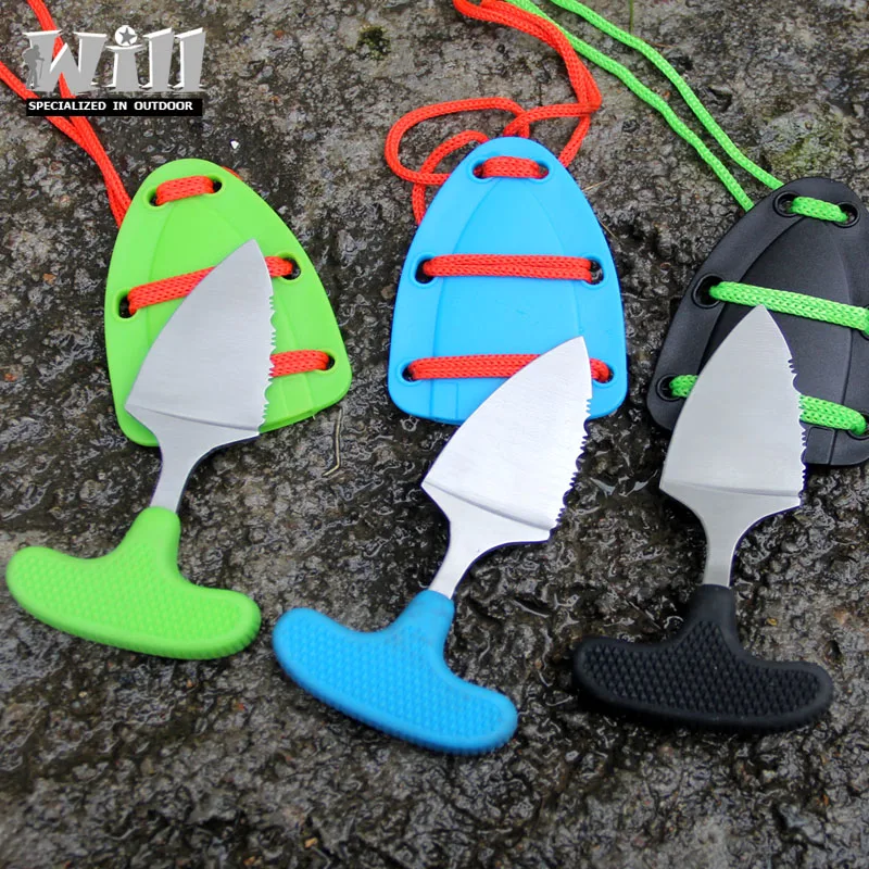 

Big Size Three Color Survival Camping Mini Carabiner Knife with ABC EDC Multi Function Outdoor Tool