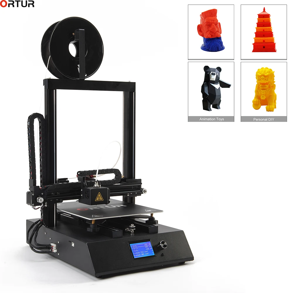 

Student Price Most Popular Ortur Affordable Desktop 3D Printers I3 for Sale Removable Carbon Steel Build Platform with Free Gift
