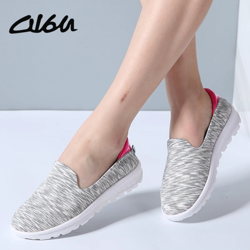 Buy O16U Comfortable Soft Flats Women Shoes Fabric