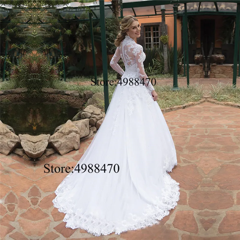 Дубай, Африканское свадебное платье с v-образным вырезом размера плюс,, длинные рукава, аппликация, свадебное платье для невесты, Vestido De Noiva Sereia