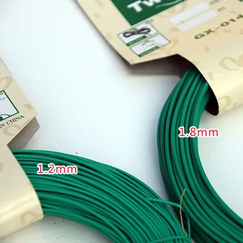 

15/20m Flexible Garden Twist Tie Wire Reel Roll Plant Grow Support Fix Plastic Cable Ties Gardening Straps Garden Supplies