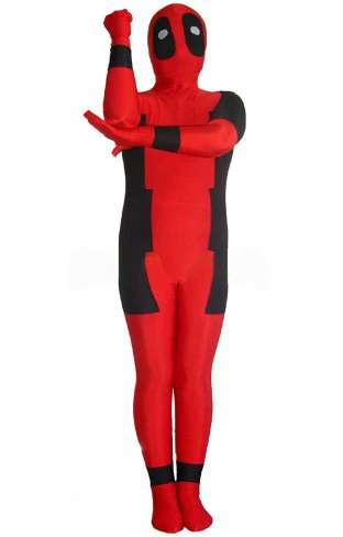 Kids & Adult Boys Deadpool Zentai X-Men Costume Cosplay Fancy Dress Bodysuits ! Kids & Adult Boys Deadpool Zentai X-Men Costume Cosplay Fancy Dress Bodysuits !