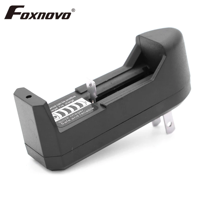 Foxnovo Single Slot Lithium Battery Charger Universal Intelligent