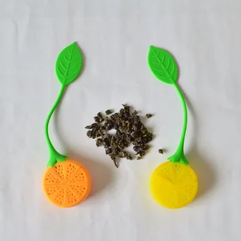 

50pcs/lot silicone Tea Strainer Loose Tea Leaf Strainer Herbal Spice Infuser Filter Tools coffee mugs Teabags plumyl