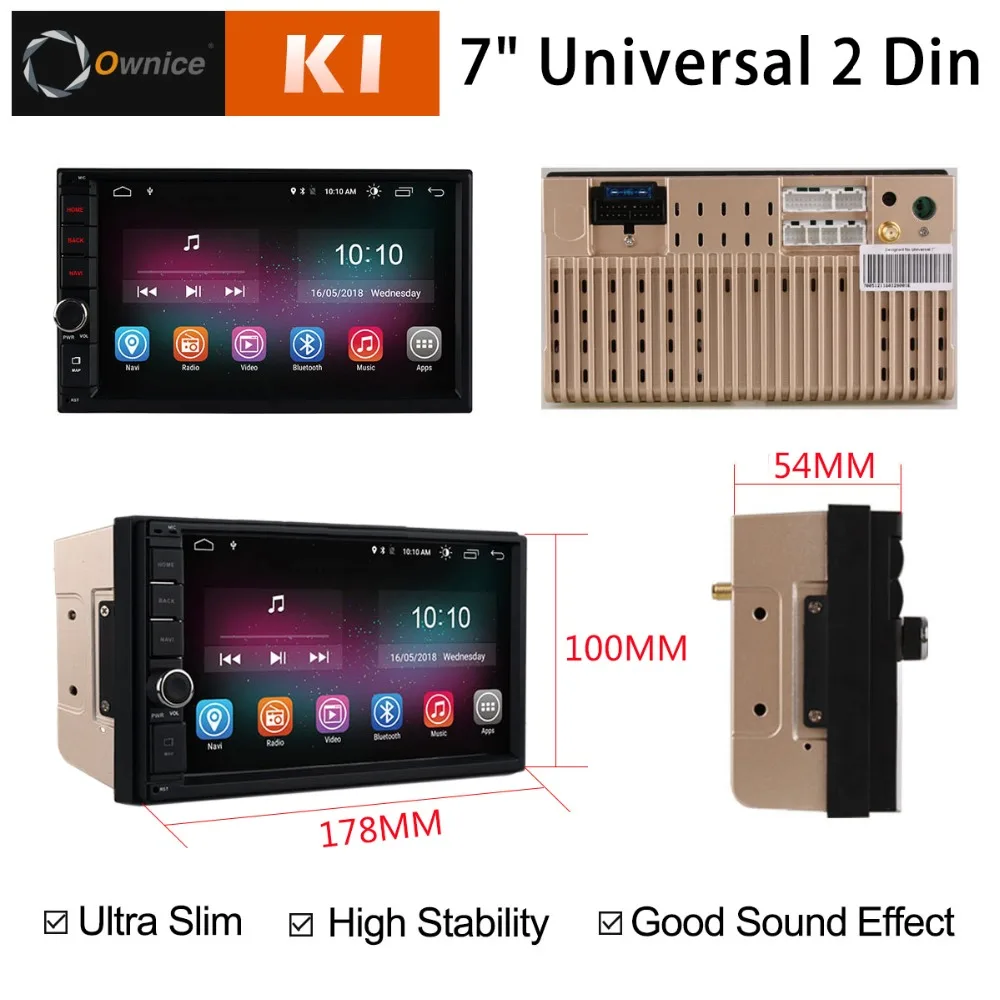Perfect 7" Ultra Slim 2 DIN Android 8.1 Universal Car Multimedia Player GPS Navigation Radio Stereo For Toyota Nissan VW Hyundai Kia ... 0 Perfect 7" Ultra Slim 2 DIN Android 8.1 Universal Car Multimedia Player GPS Navigation Radio Stereo For Toyota Nissan VW Hyundai Kia ... 0