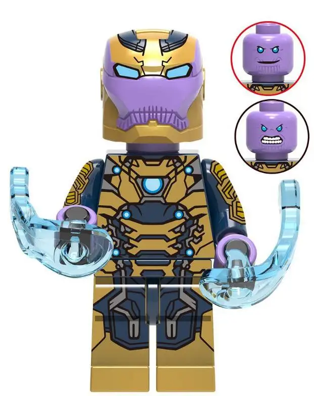 Мстители 4 Endgame Железный человек Mark1 MK7 MK41 военная машина танос мини игрушки