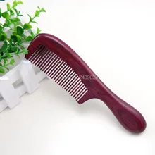 Для Модные бойфренд подарок здоровые волосы Расчёски и гребни для волос лилового деревянный Кисточки углерода Парикмахерская Профессиональный парикмахер борода гребень