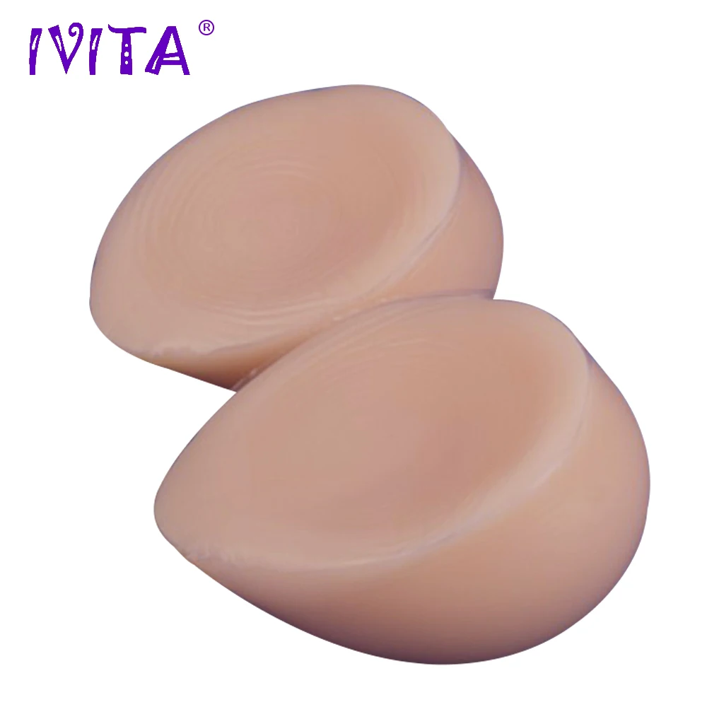 

IVITA Realistic Artifical Silicone Breast Form False Breast For Mastectomy Crossdresser Transgender EE Cup Size Fake Breast