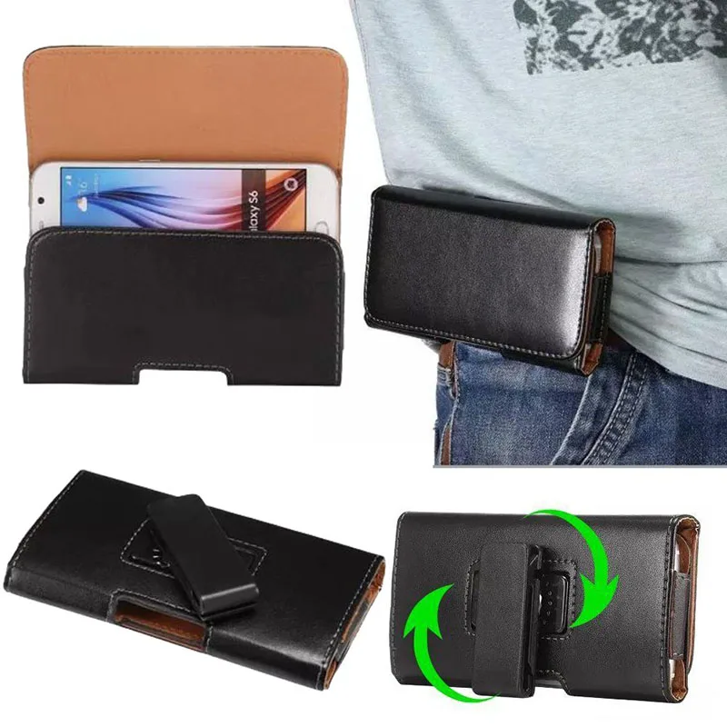 

KEFO 360 Rotation Belt Clip Holster PU Leather Pouch Bag Case For Xiaomi Redmi 6 Pro 6A 5 Plus 5A 4 4X 4A 3 3S 2 2A Waist Cover