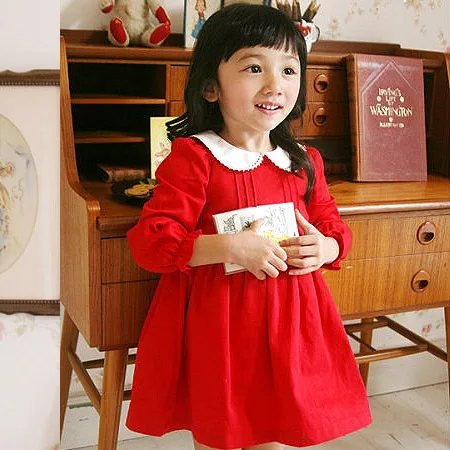 Long sleeve red dress baby Long sleeve red dress baby