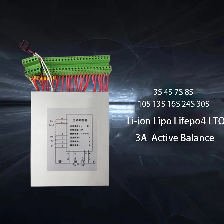 3а литий-ионный Lipo Lifepo4 аккумулятор лто активный баланс доска BMS балансир передача энергии эквалайзер 3S 4S 7S 8S 10S 13S 16S 24S 30S