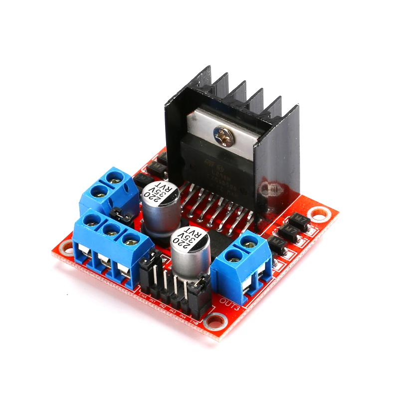 1PCS Smart Electronics L298N Stepper DC Motor Driver Shield Expansion Development Board for arduino DIY Car Robot Dual H Bridge (2)