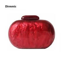 Модный аксессуар, Женская милая сумка, винтажная Красная жемчужина, круглые вечерние сумки, сумочка для ужина, женский свадебный модный клатч, кошелек