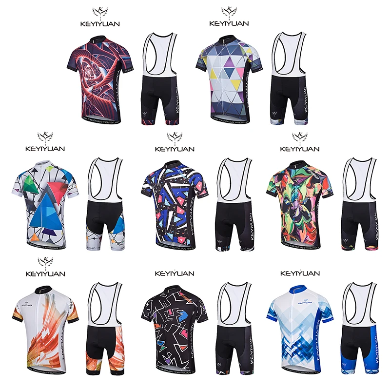 

2018 new autumn and winter cycling jersey jersey set quick dry breathable wicking 3D cushion mountain bike outdoor set
