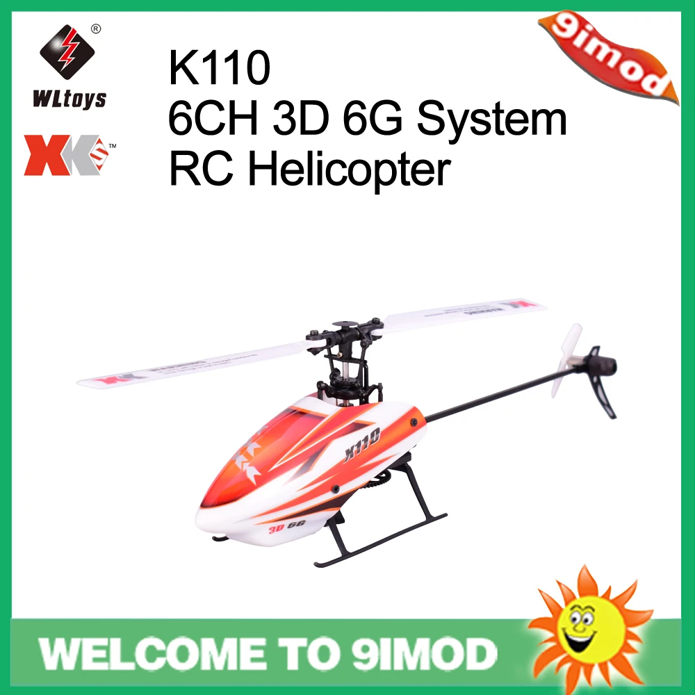 

Wltoys XK K110 6CH 3D 6G System Brushless Motor RC Helicopter With Transmitter Compatible With FUTABA S-FHSS kids toy