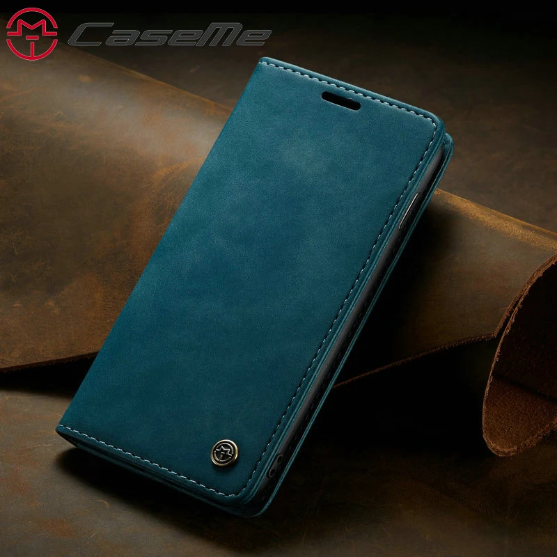 

HotSale CaseMe Magnetic Case for Samsung Galaxy S10 Plus S10e Magnetic Wallet Leather Phone Case for Galaxy S10 Flip Case