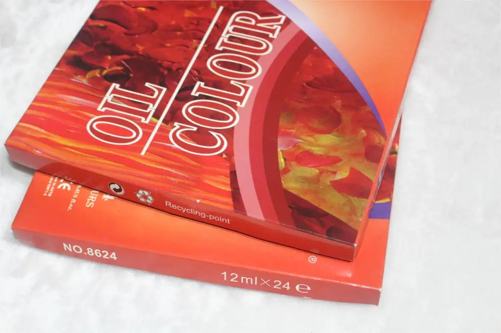 Preise Professionelle Ölfarbe Leinwand Pigment Kunst Liefert Farben Jedes Rohr Zeichnung 12 ML 24 Farben Set Freies Für Pinsel Und farbe Fach