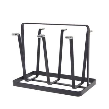 

1pc Hanging Cup Drain Cup Holder Wine Glass Holder Water Cup Holder Set Stainless Steel Cup Holder(Random Color)