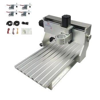

30*40 cnc machine frame Support 65mm spindle cnc router aluminum frame 3040 with free table clamps for DIY cnc motor optional