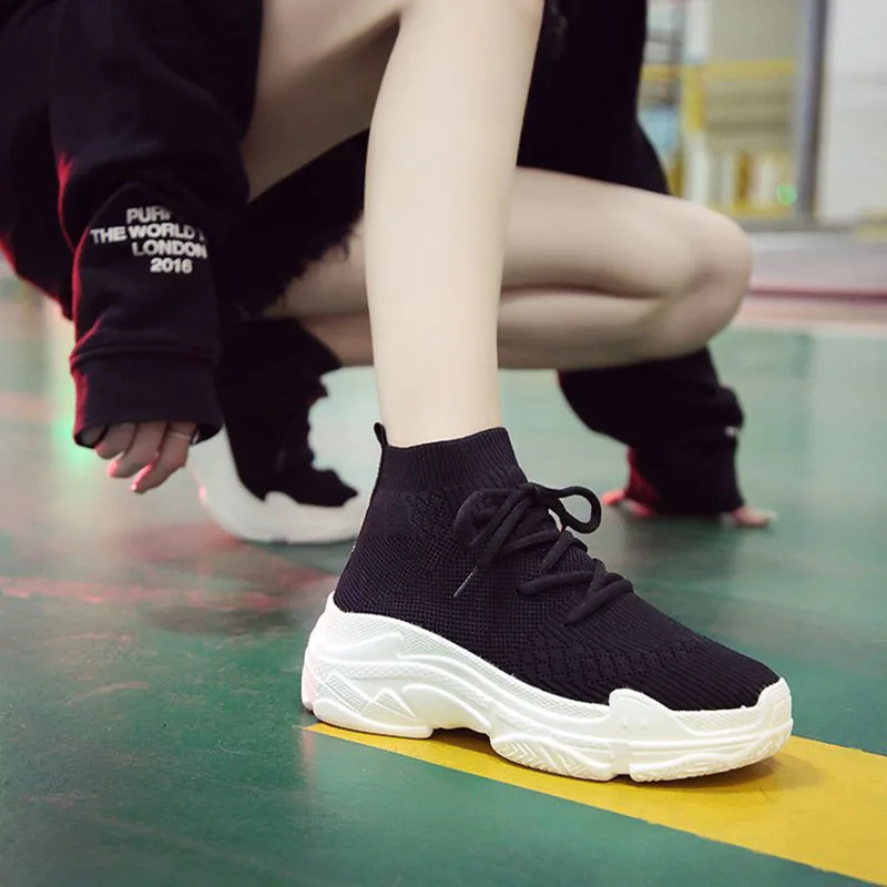 

Shoes Women Summer Breathable Mesh Shoes Female Fitness Swing Platform Wedge Shoes Lady Lose Sneakers