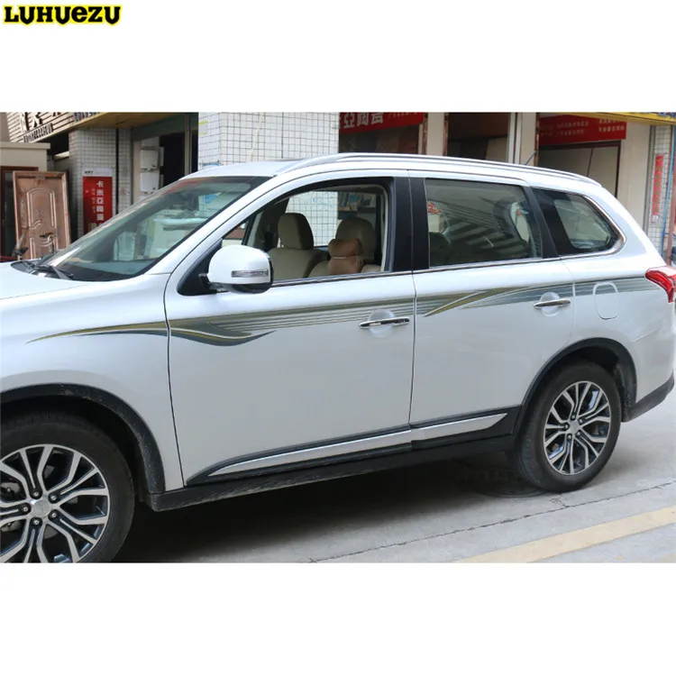 Стикер для кузова автомобиля 3 м OEM стикер Mitsubishi Outlander аксессуары 2015 2016 2017|mitsubishi