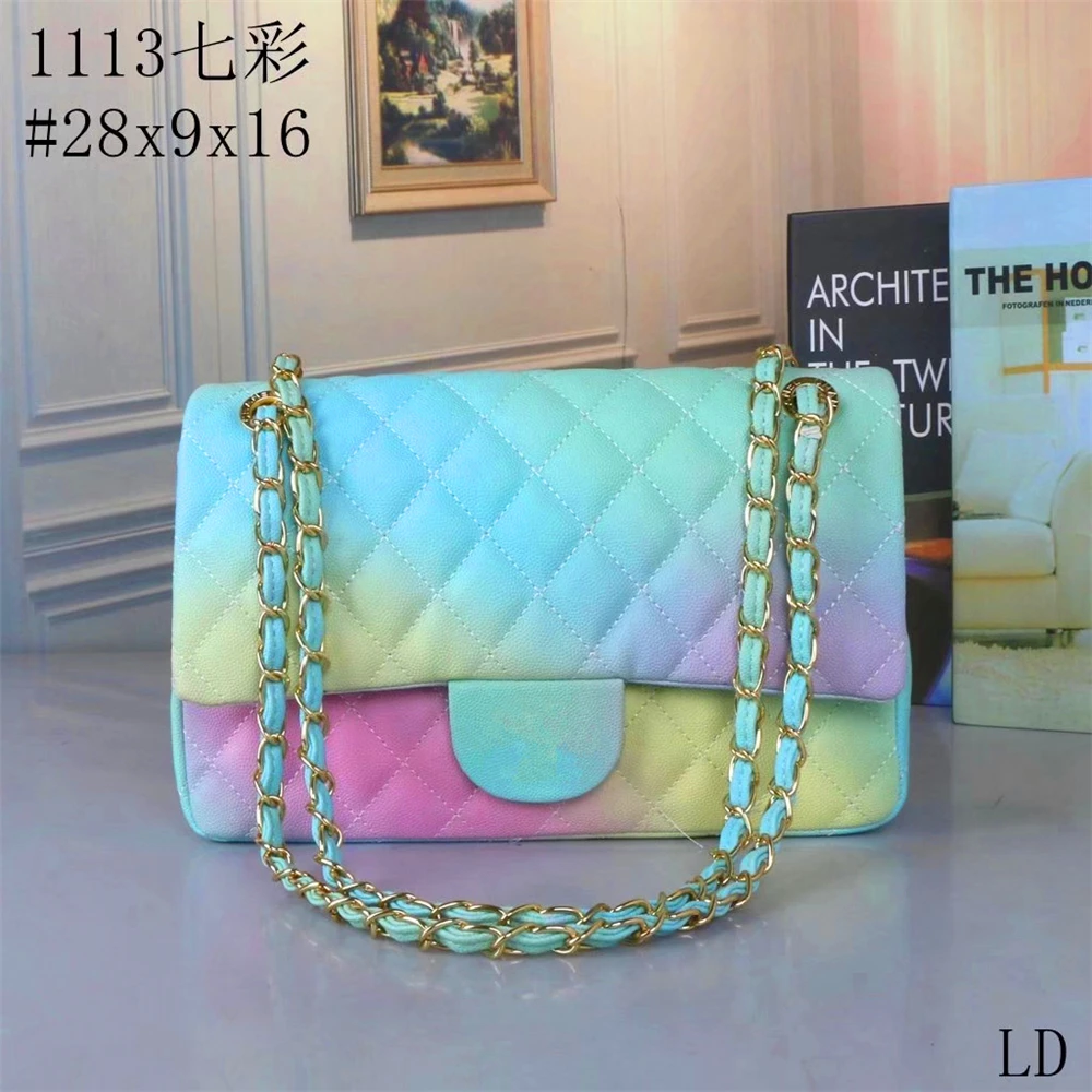 

Luxury Brand Quilted Bags Women Caviar Handbags Famous Designer Shoulder Bag with Hardware Chains Purse and Handbag Channel Bags