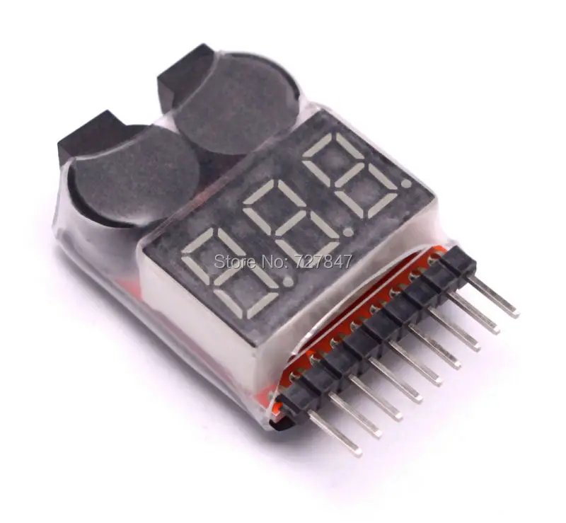 3 7-30 в 1-8S Lipo/li-ion/Fe Напряжение батареи 2 1 тестер низкое напряжение звуковой сигнал |