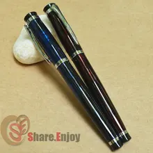 Роликовая шариковая ручка 2 шт BAOER 508 Волшебная синяя/винная Серебряная отделка и зажим