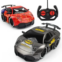 1:20 RC автомобиль Мстители мультфильм радио дистанционное управление игрушечные лошадки Автомобили Бэтмен Халк Железный человек паук радиоуправляемые машинки